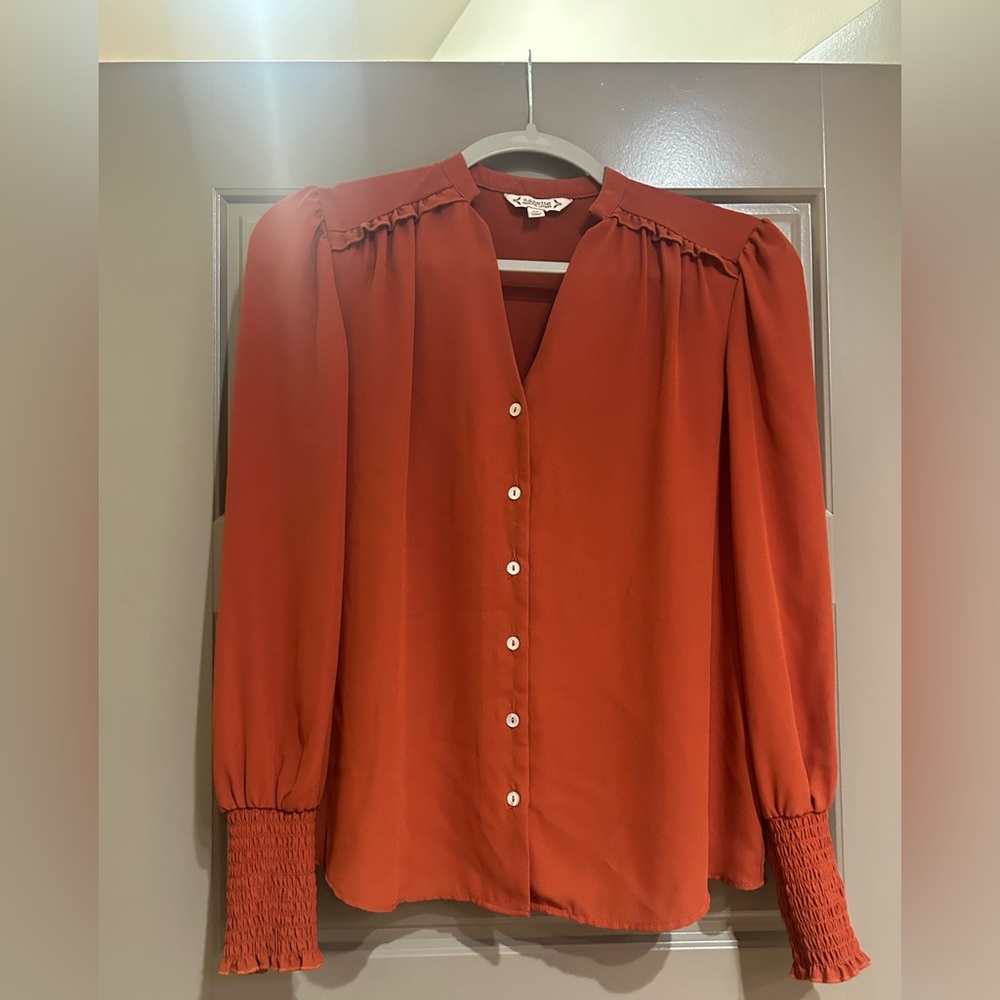 Nanette Lepore Terracotta Blouse